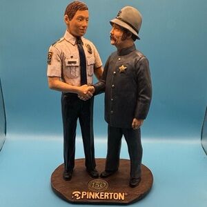1999 PINKERTON DETECTIVE AGENCY 150th Anniversary 10" Resin Statue